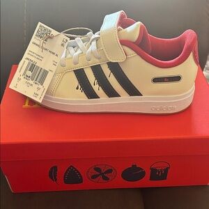 adidas Kids White Sneakers Home Alone limited edition Collectors item